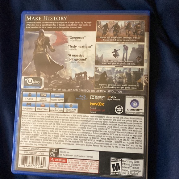 Assassin's Creed Unity Ps4 - Picture 3 of 3